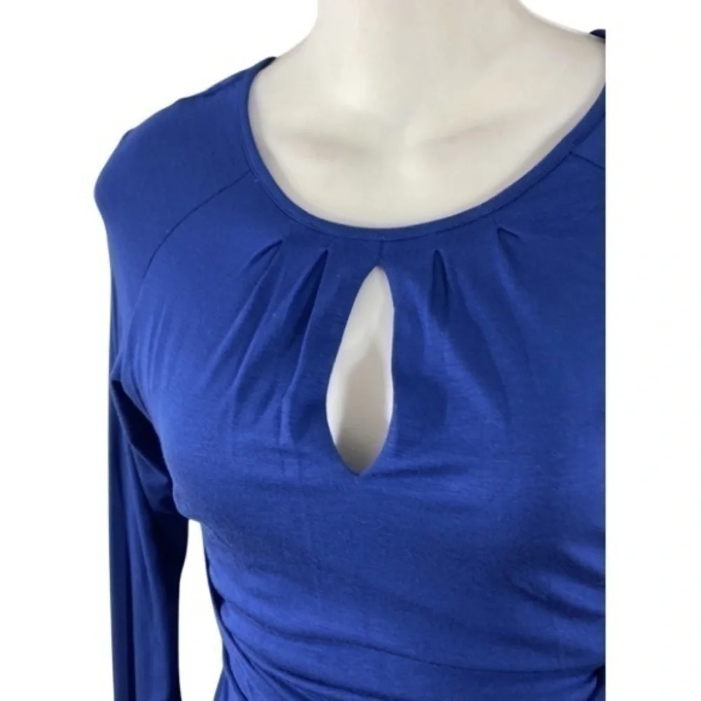 Venus blue keyhole wrap waist bodycon dress H8